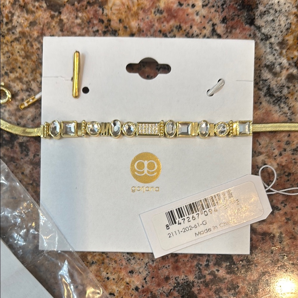 Gorjana 18k Gold Plated Venice Shimmer Bracelet 6.25”